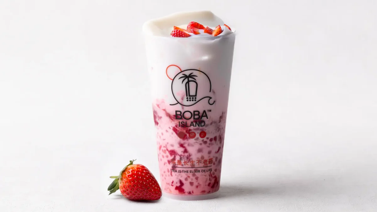 Strawberry Sago Panacotta